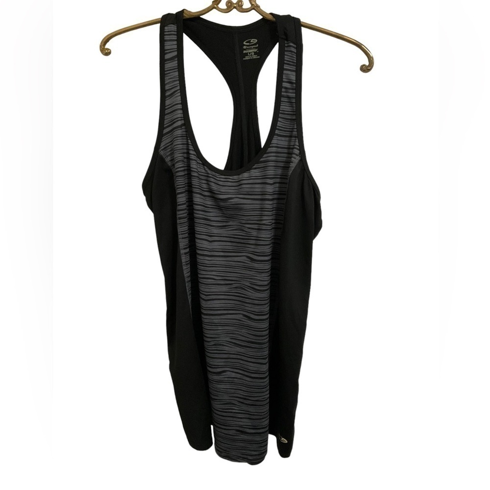 Muscle Top Black And Gray Size Large